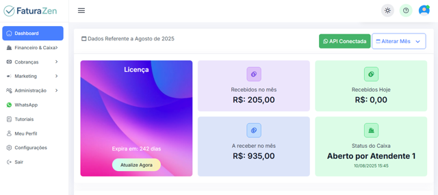 Licença/API